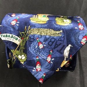 🔵 Tabasco land Tie awesome iridescent logo